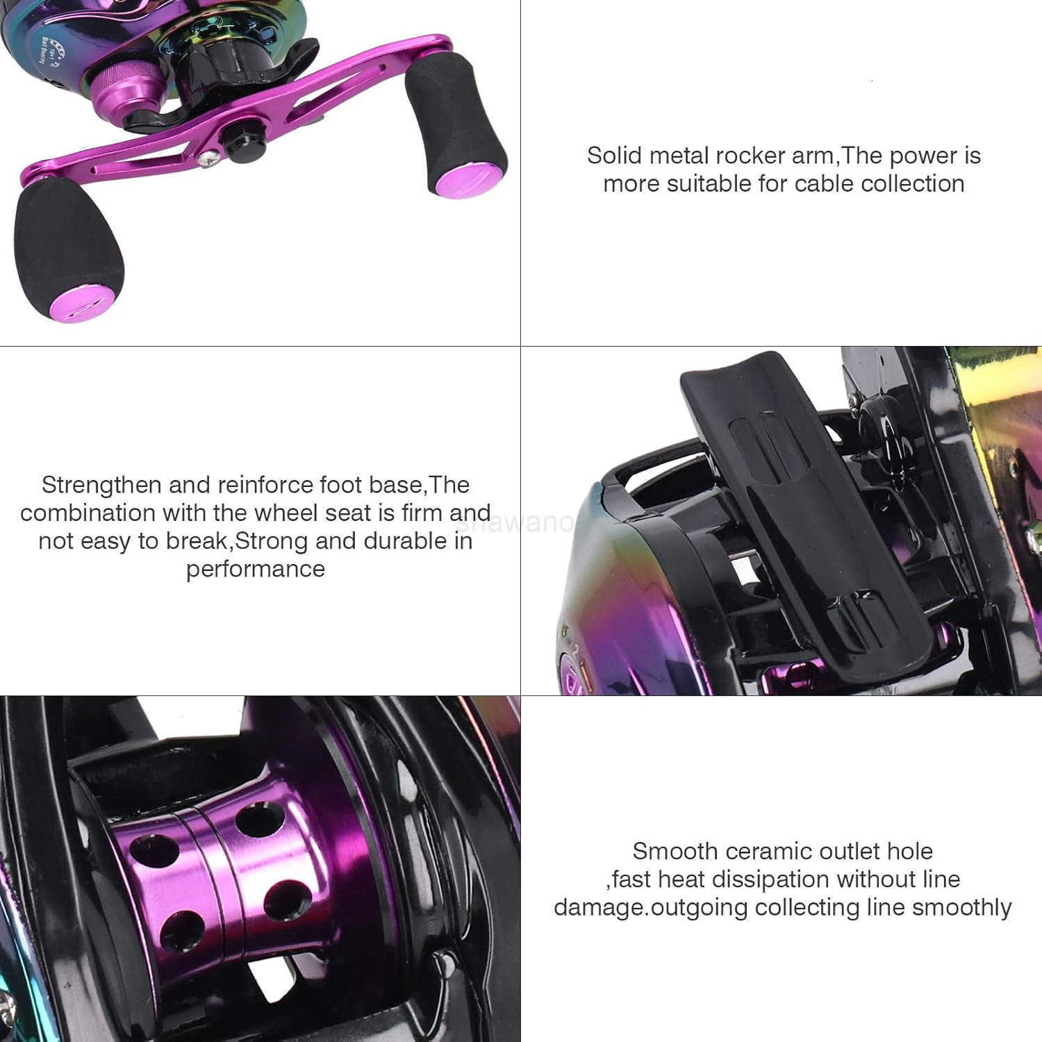 Fishing Reel Casting Reel High Speed Ratio 811 Baitcasting Fishing Reel Metal Lightweight 12 Gear Magnetic Brake for Fishing W250904