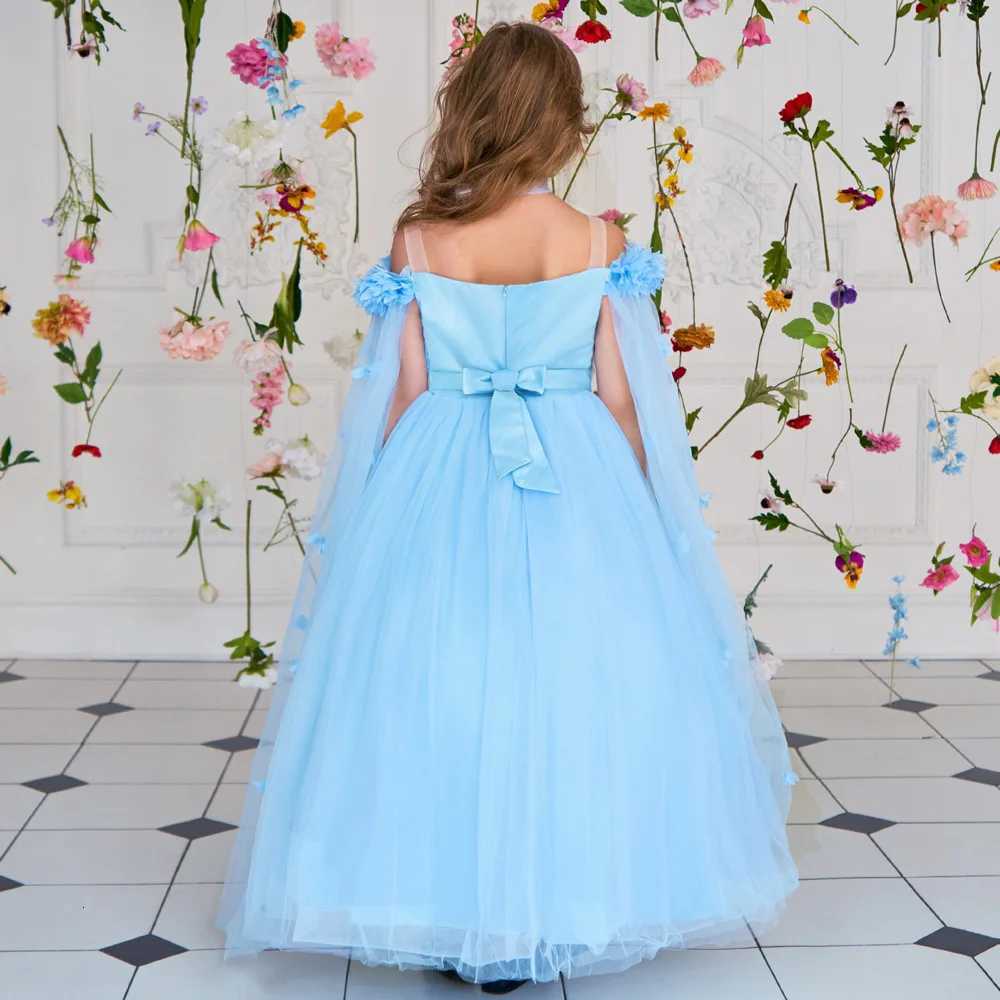 Luxury Floor Length Elegant Flower Bridesmaid Dresses For Girls Wedding Formal Evening Prom Gown Birthday Party Princess Dresses Z250904