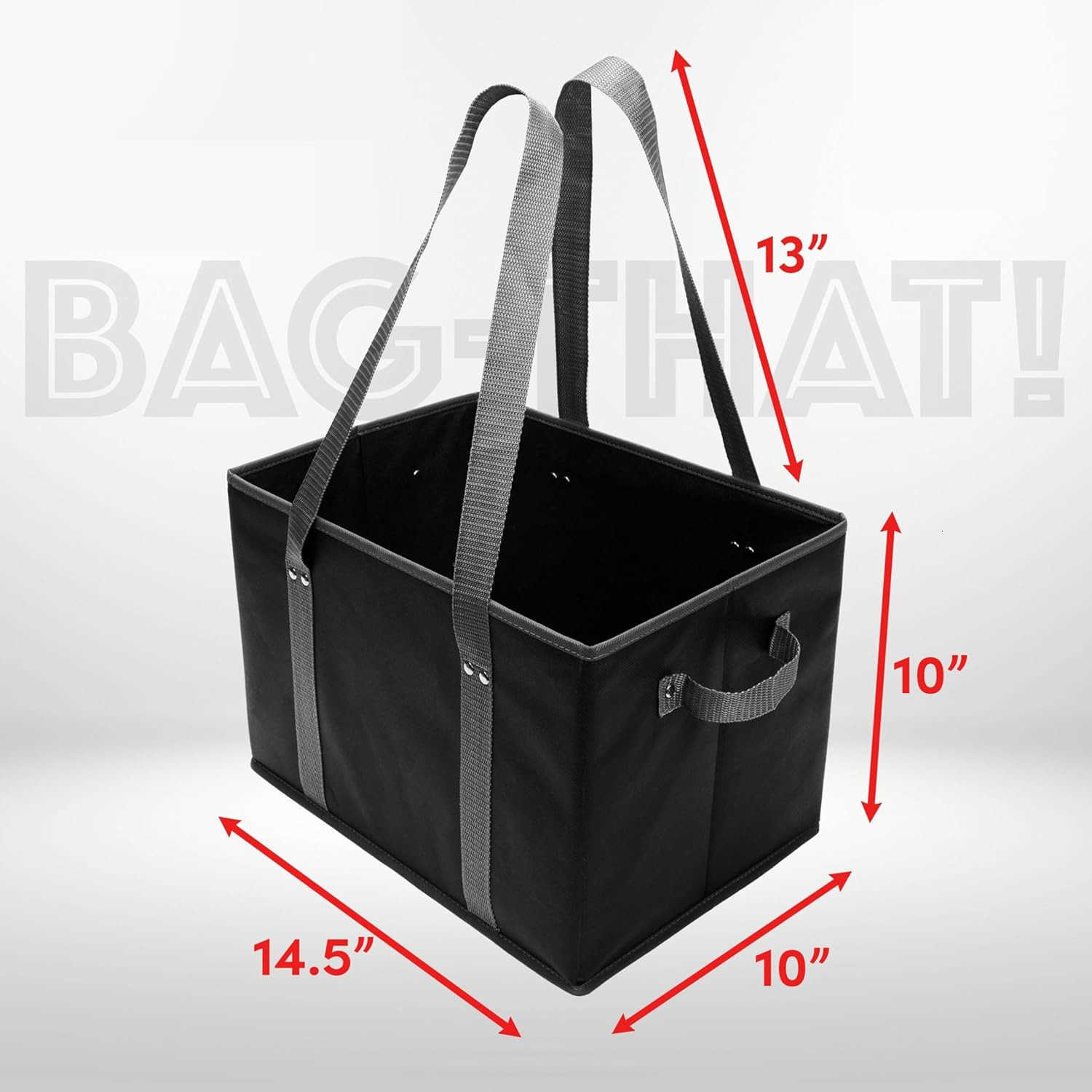 4pk Reusable Grocery Bags Shopping Bags Tote Box Large Heavy Duty Groceries Bag Handles Foldable Reinforced Bottom Navy BlueGrayW250904