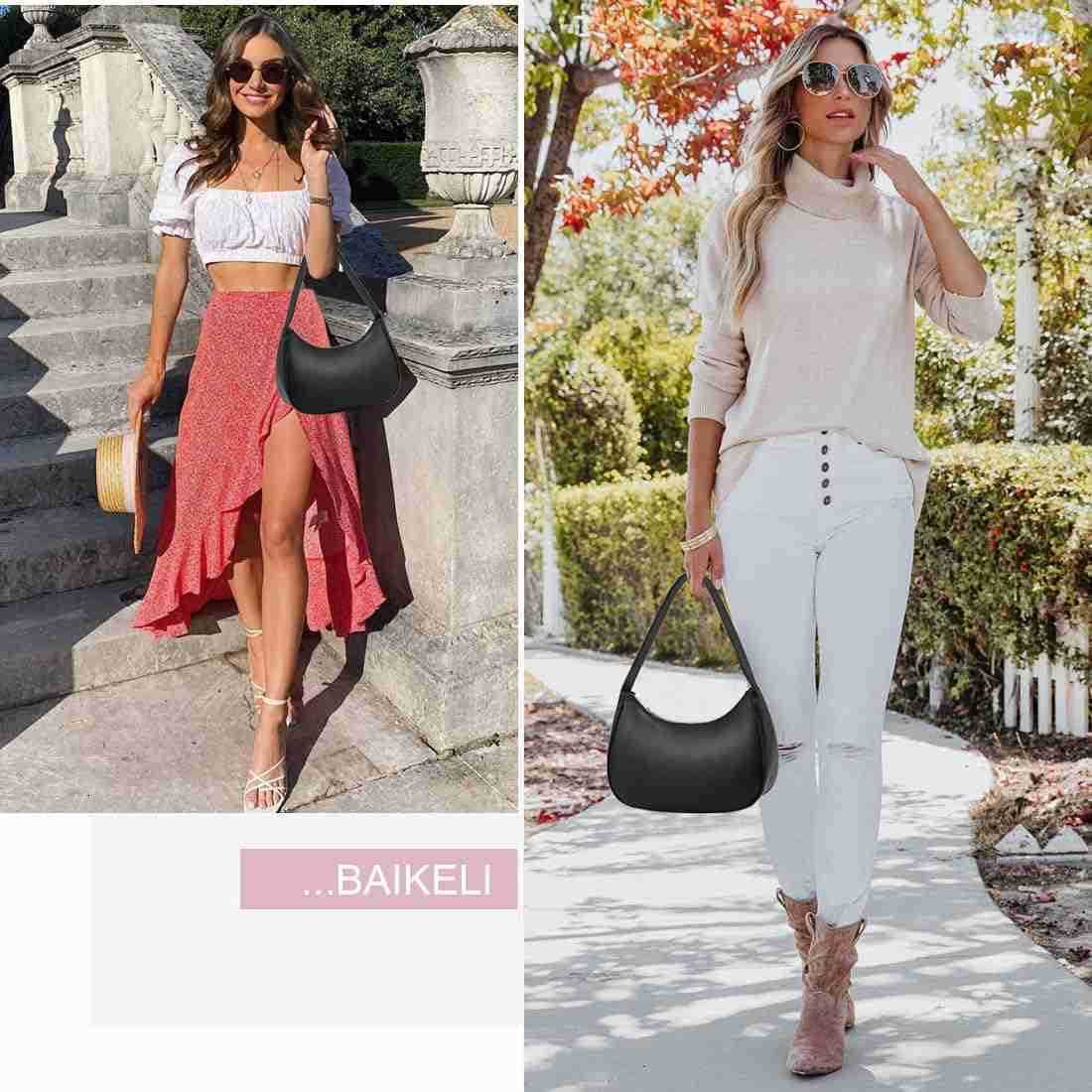 Crescent Shoulder Bags for Women Small Shoulder Purse Handbag Retro Classic Clutch Hobo Tote Bag Underarm Purse M250903