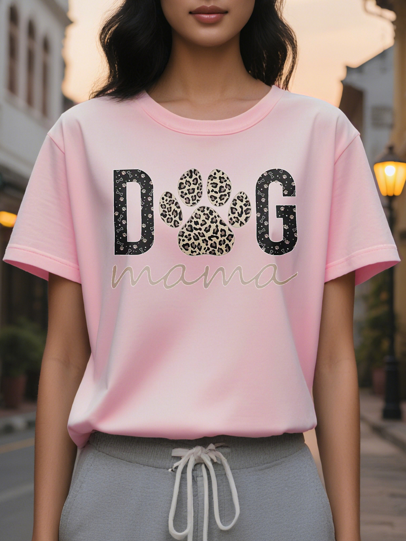 Women Dog Mom Pattern Vest Casual Round Neck Sleeveless Design Perfect Gift for Mother's Day Summer Fashion