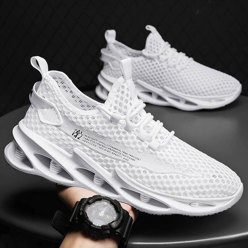 Men Summer 2023 New Breathable Mesh Hollow Tennis Man Running Sneakers Casual Sports Walking Shoes Tenis Masculino ddmysaturn
