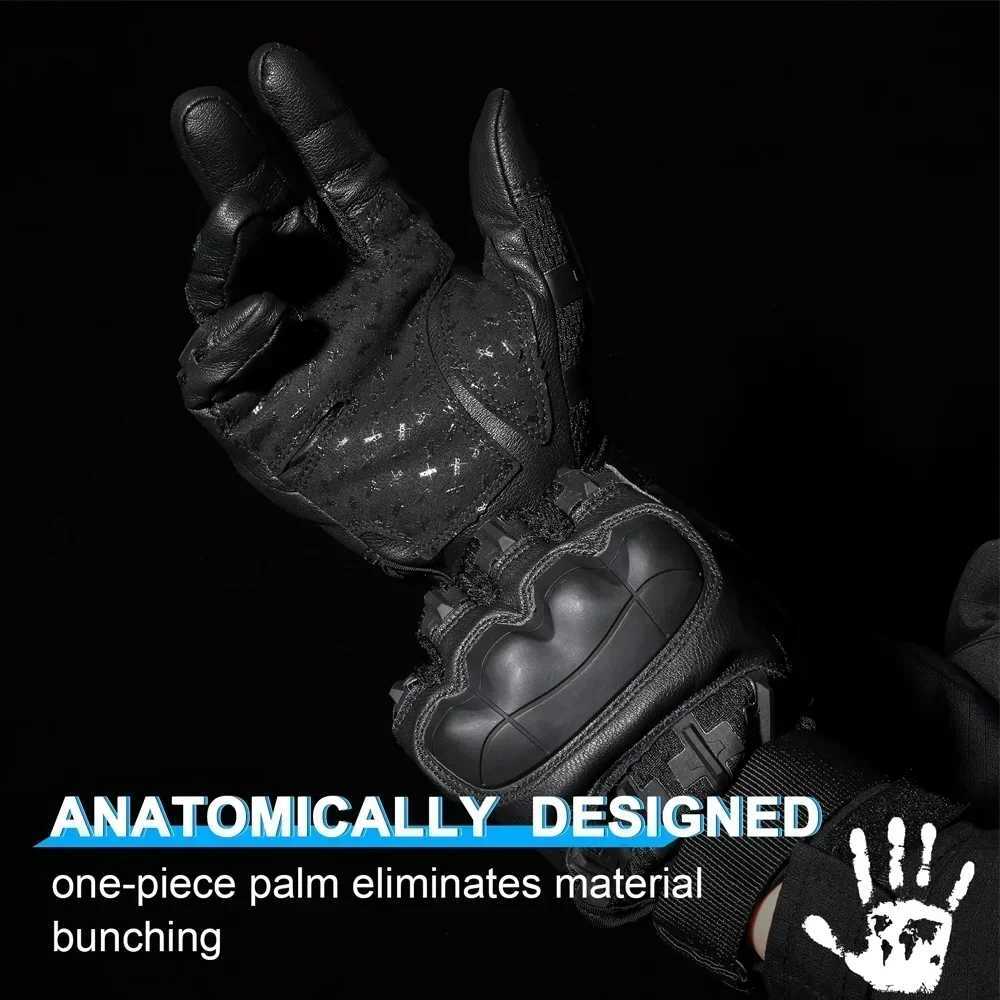 Tactical Gloves Pro Sports Gloves Touch Screen PU ather Outdoor Hunting Hiking Combat Airsoft Full Finger Shooting Glove MenXJ250904