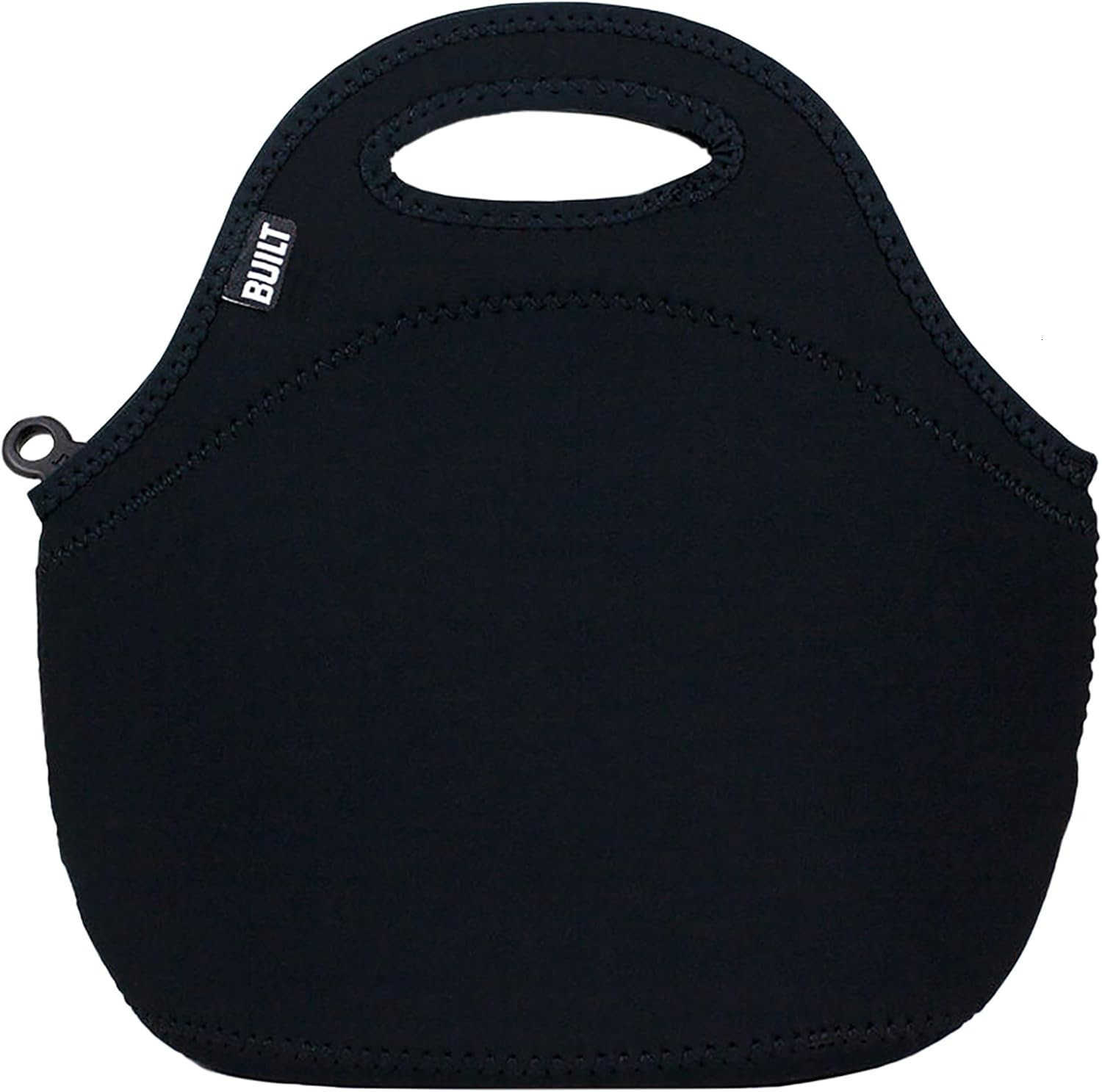 Getaway Soft Neoprene Lunch Tote Bag Lightweight Insulated and Reusable One Size BlackW250904