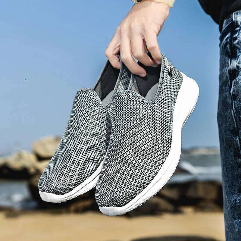 Sneakers Summer Casual Shoe Mesh Breathable Outdoor Non Sports Shoes Slip on Loafers for Men Pius Size 35-46 ddmysaturn