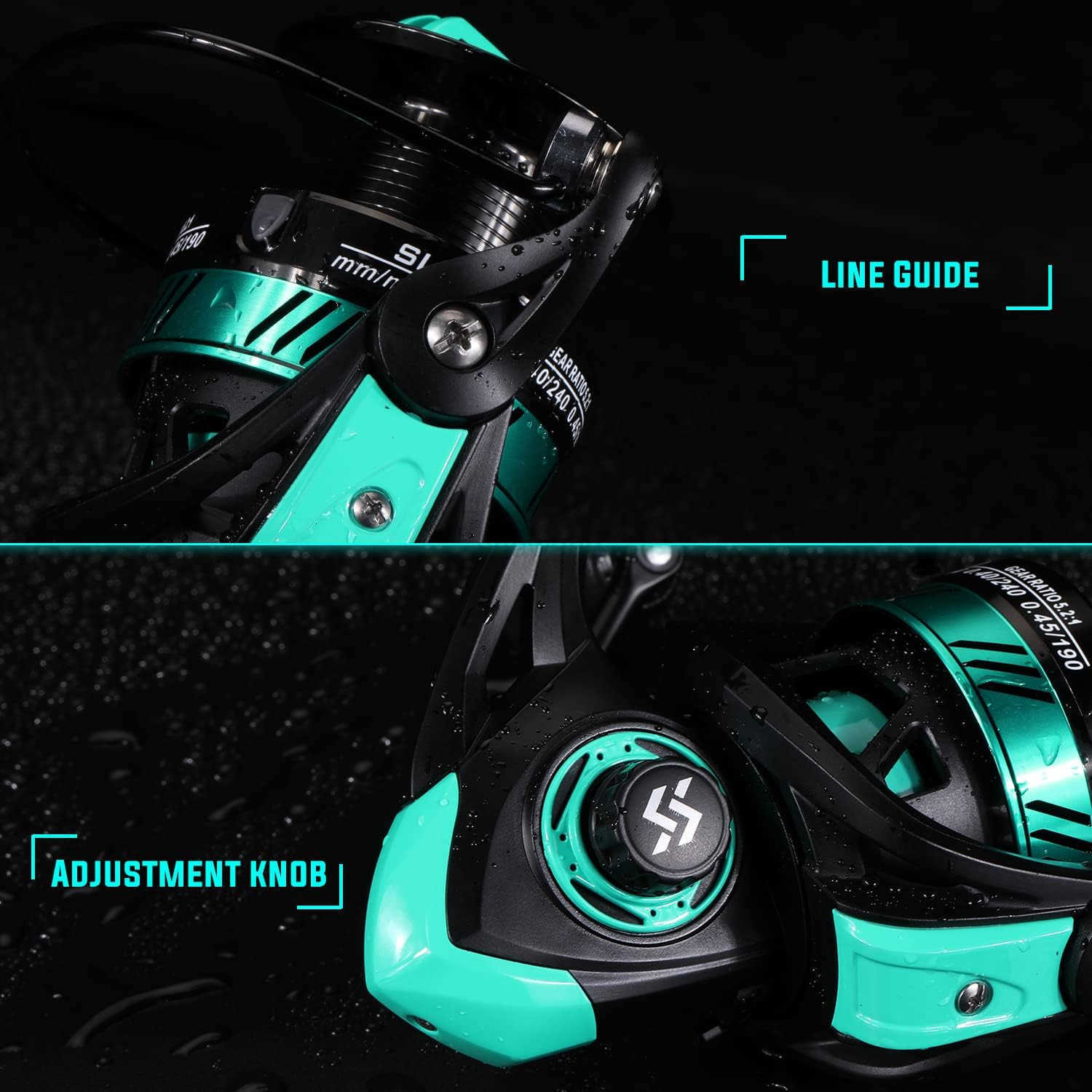 Fishing Reel Ultralight Spinning Reel with Aluminum Spool 521 High Speed Spinning Fishing Reel 10006000 Series for Freshwater W250904