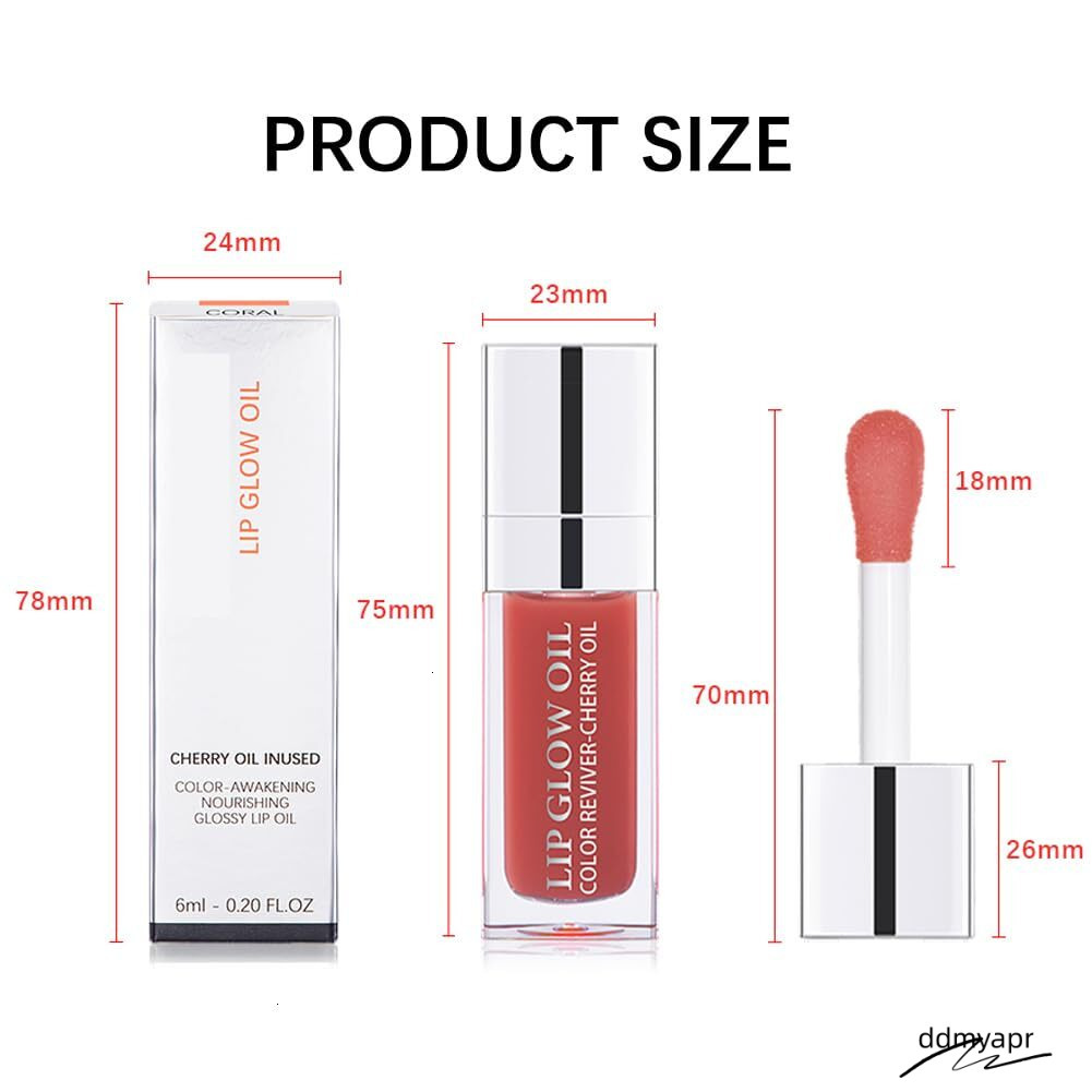 Fovcos Ddmyday Oil - Moisturizing And Tonifying Lip Gloss Cream, Cherry Color Ddmyday Ddmyday Ddmyday Ddmyday