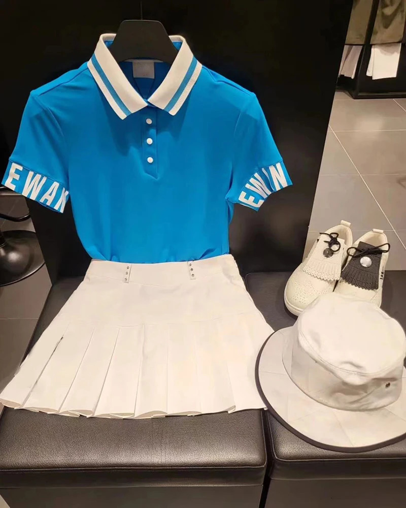 summer golf wear for women casual breathable quick drying sporty short sleeve Tshirt 250903