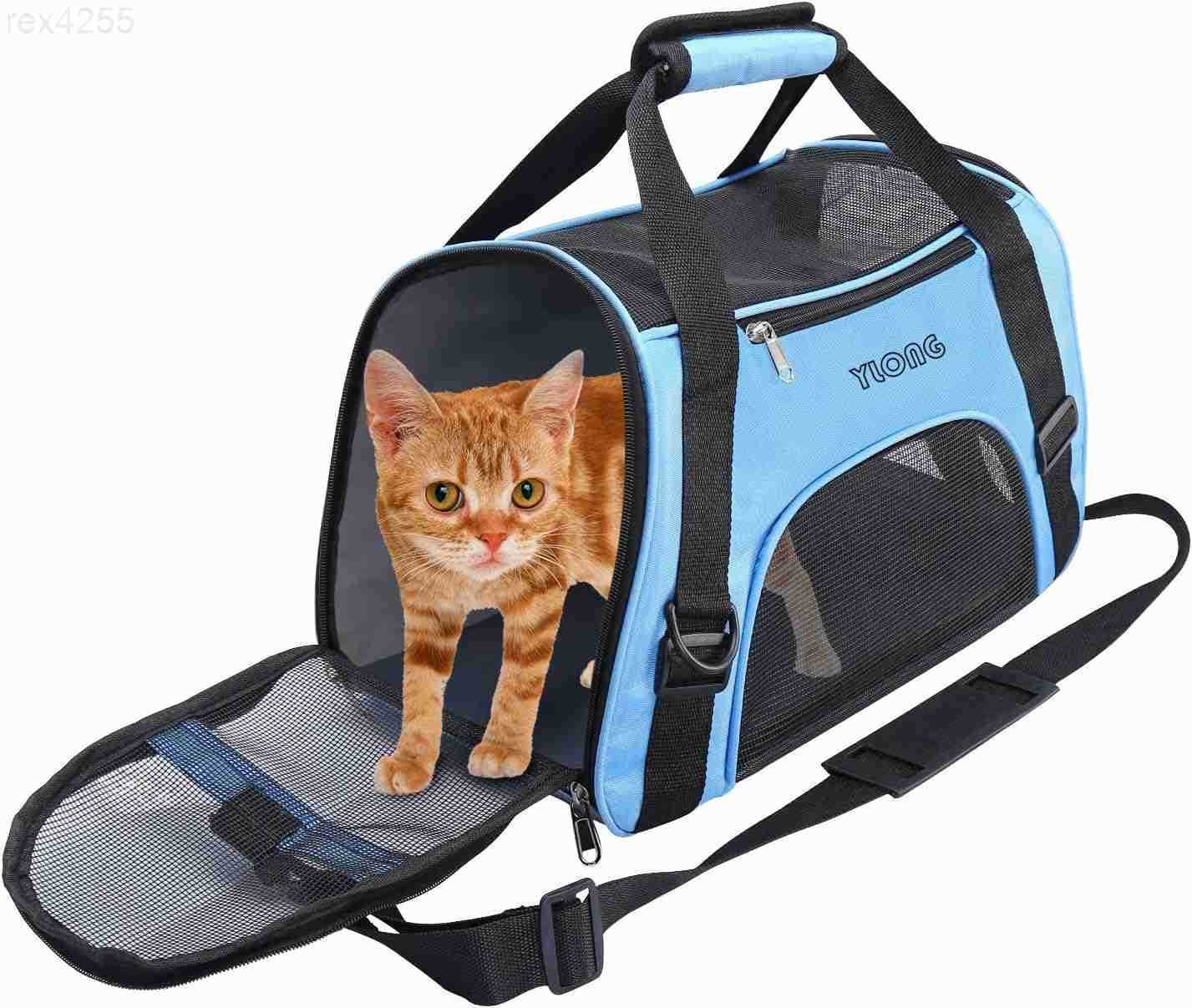 Approved Pet CarrierSoftSided Pet Travel Carrier for Cats Dogs Puppy Comfort Portable Foldable Pet BagW250904