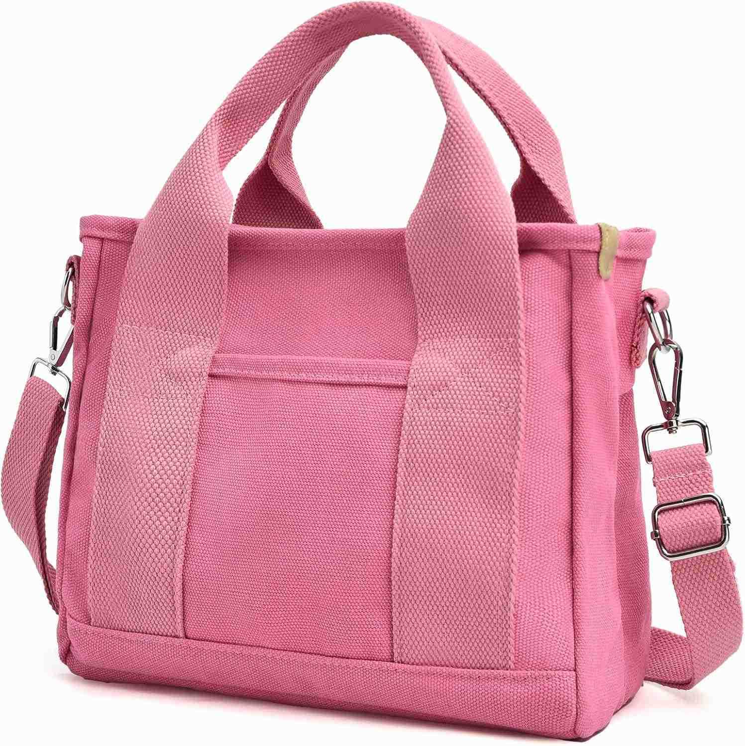 Tote Bag for Women with Multi PocketsTrendy Shoulder Handbag with Compartments for ShoppingWorkBeachW250904