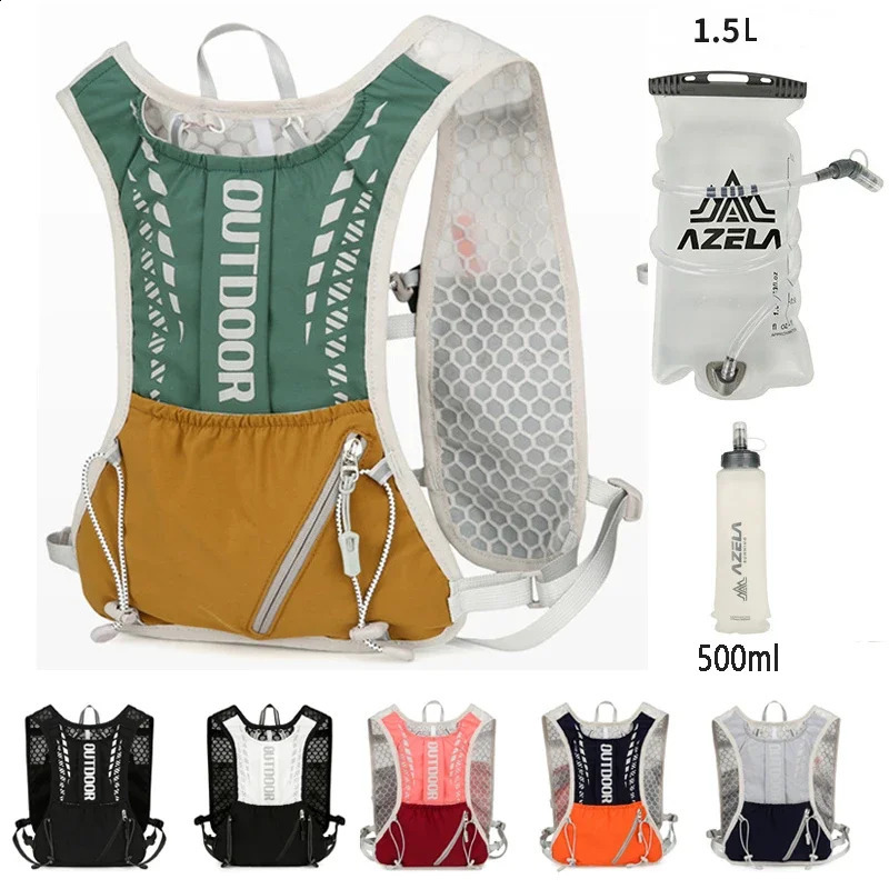 Running Hydration Vest Reflective Cycling Backpack Bicycle Bags Outdoor Sport Climbing Hiking MTB Road Bike 250904