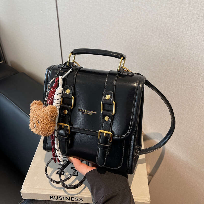 Trendy Handheld Briefcase for Women 2025 New Style Versatile Small Square with High-End Feel Single Shoulder Women's Bag