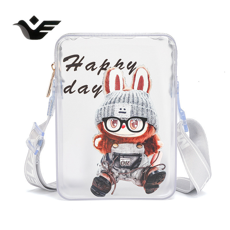 Feiyan Free Shipping New Designer Bag Luxury Shopping Bag Summer High-end Niche Bag For Women Transparent Crossbody Jelly Bag Cute Phone Bag Transpare