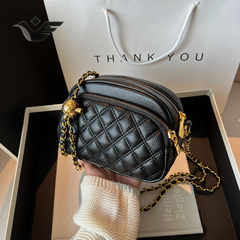Feiyan Free Shipping New Designer Bag Luxury Shopping Bag High-quality Texture Small Bag For Women Ins Style Niche 2025 Fashion Quilted Chain Crossbod