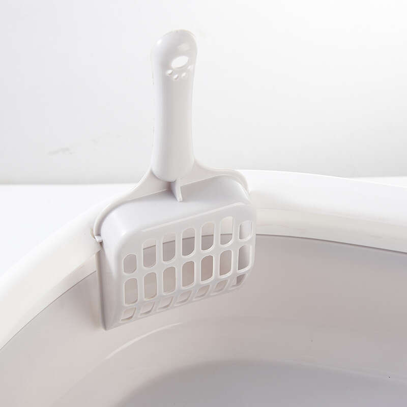 famous brand Box Semi Enclosed Detachable Easy To Clean Tray With Litter Scoop Cat Toilet