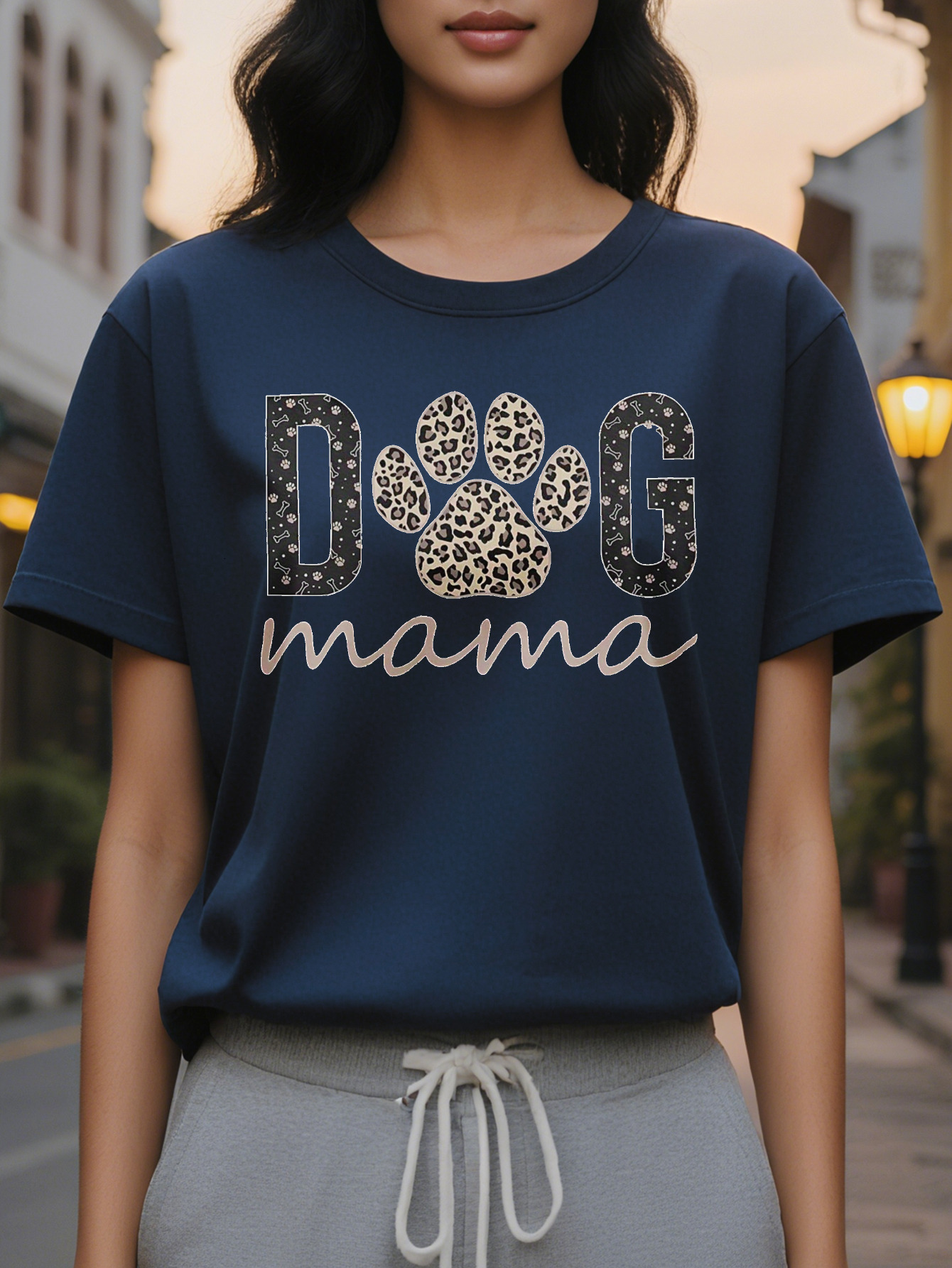 Women Dog Mom Pattern Vest Casual Round Neck Sleeveless Design Perfect Gift for Mother's Day Summer Fashion