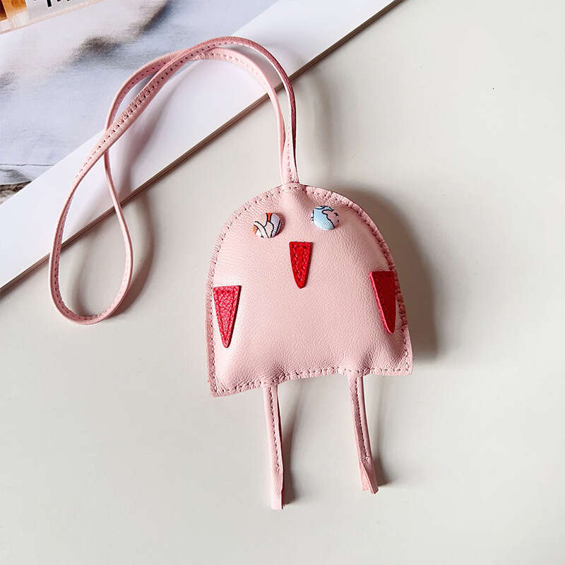 DHEssentials 2025 Owl Keychain, Hand - Stitched Leather Car Mirror Hanging Ornament