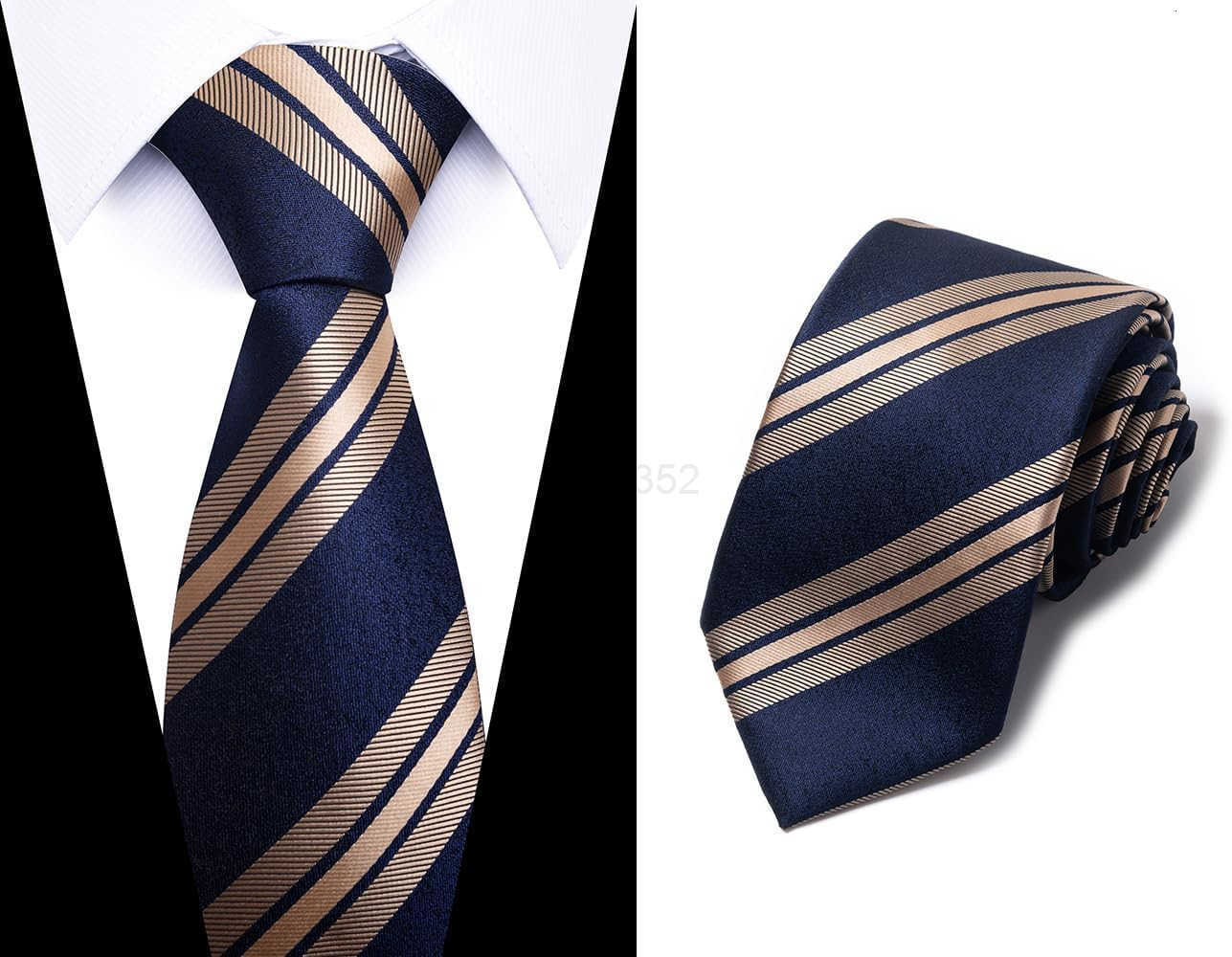 Tie For Men Necktie Woven Jacquard Neck Ties Set 6 PCSW250904