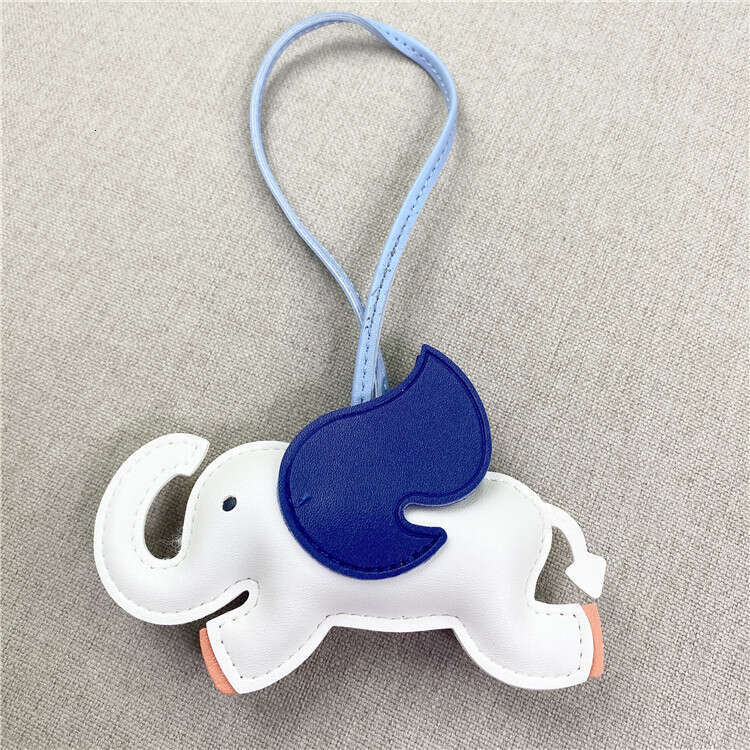 DHEssentials 2025 Summer Cute Angel Flying Elephant Bag Pendant Keychain Car Mirror Decoration Multi-Color
