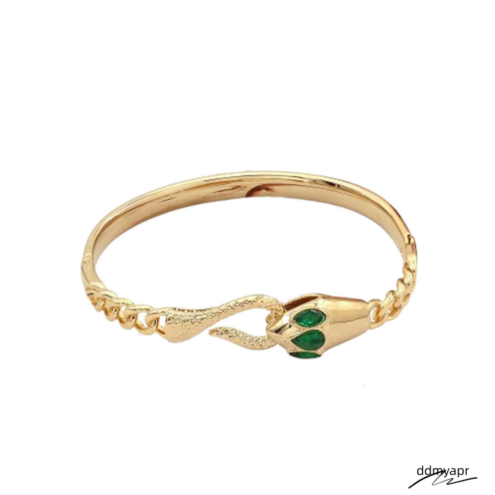 Collections Stainless For Women Hot Sale Personality Ddmyday Snake Shape Titanium Steel Bracelet Niche Hand Jewelry Ddmyday