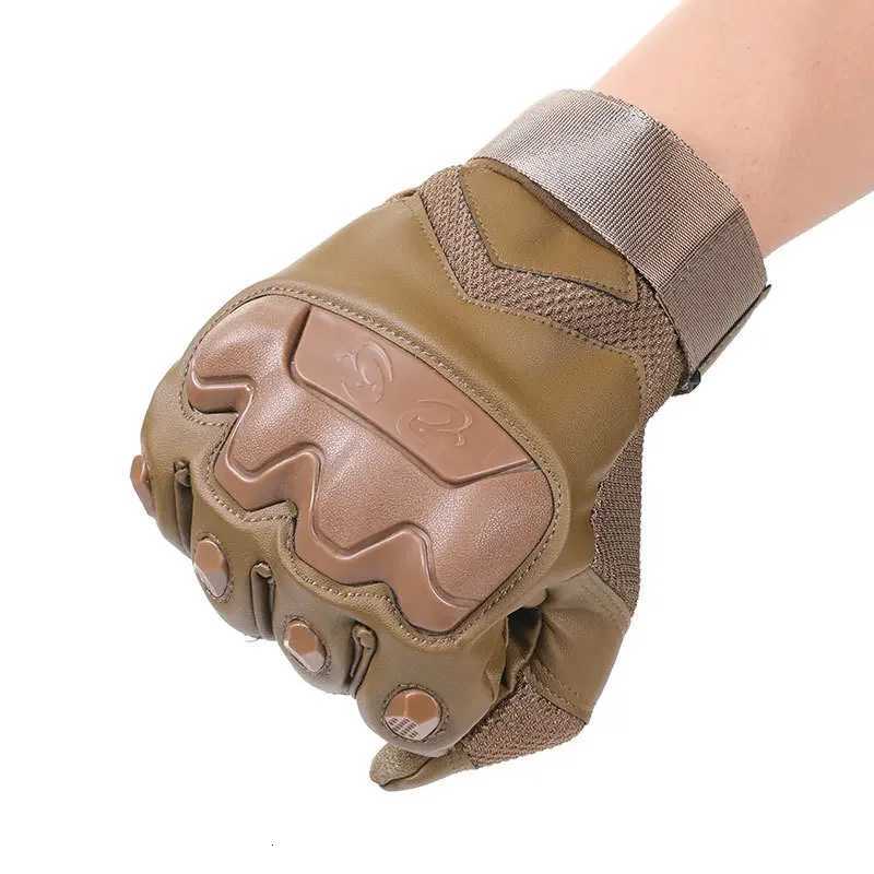 Tactical Gloves for Mens Outdoor Cycling Motorcyc Sportsanti Slip Windproof Wearresistant Combat Protection Hunting GlovesXJ250904