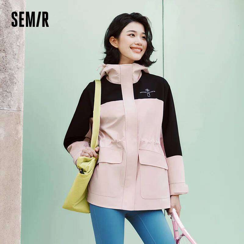 Semir Protective Outerwear Women 2025 New Three-Proof Spring Outfit Warm Fashionable Jacket