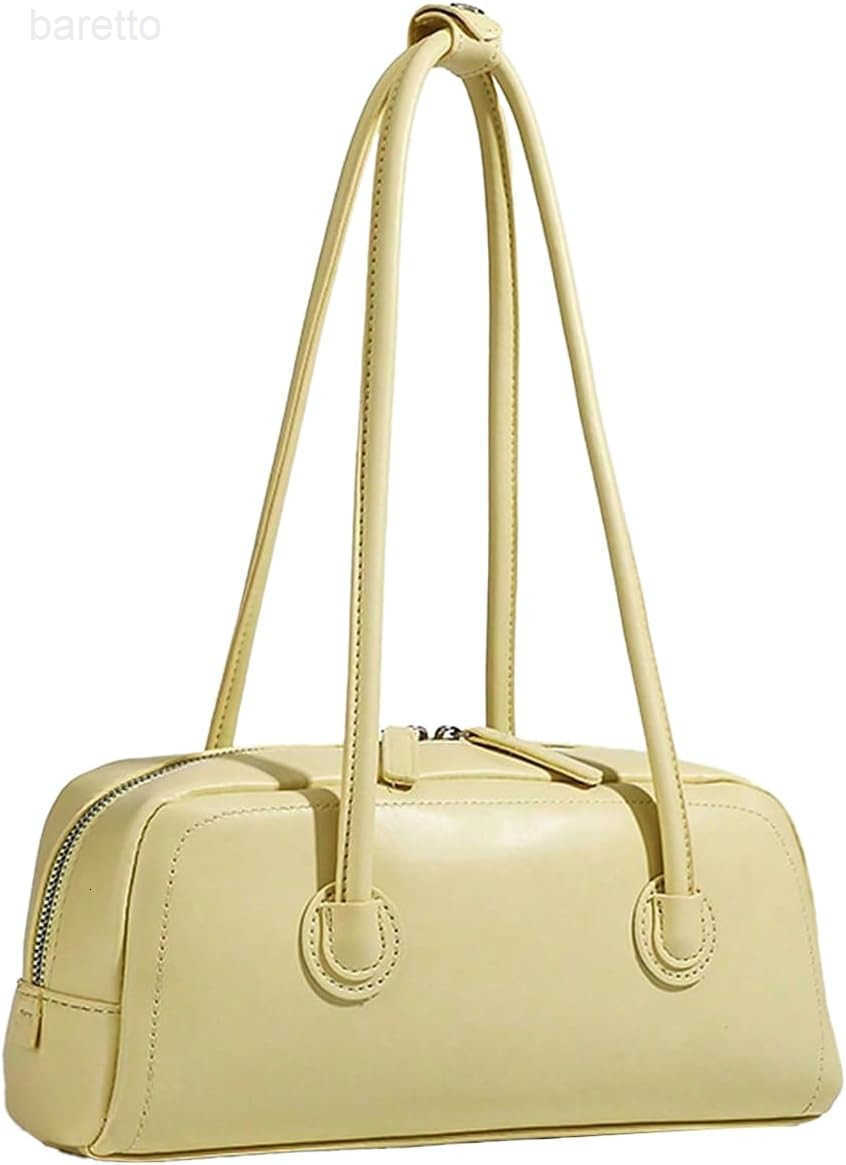 Womens Top Handle Shoulder Handbags Zipper Medium Boston Bag Structured Underarm Bags M250904