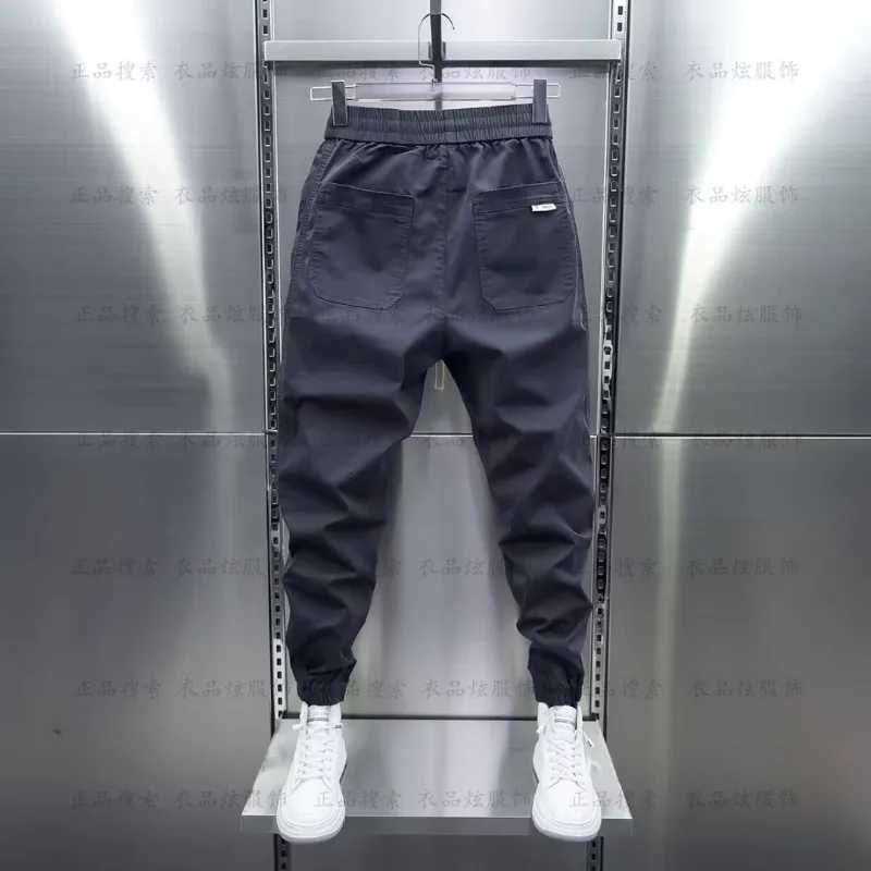 2023 Spring Autumn Mens Trousers Korean Fashion Streetwear Sweatpants Men Casual Men Clothing Elastic Waist Joggers Pants MenXJ250904