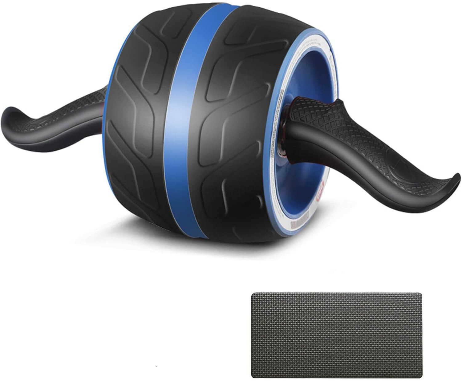 AB Wheel Roller with Resistance Spring Automatic Rebound Exercise Abdominal UltraWide Wheels Fitness for Gym Home Core Workout StrengthTraining Roller