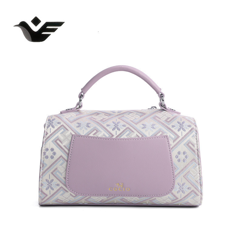 Feiyan Free Shipping New Designer Bag Luxury Shopping Bag Embroidered Boston Bag 2025 New Luxury High-end Handbag Fashion Versatile Shoulder Crossbody