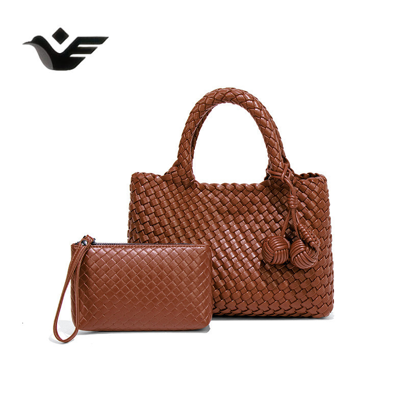 Feiyan Free Shipping New Designer Bag Luxury Shopping Bag Niche Woven Handbag For Women Leather Casual Shoulder Bag Versatile Handheld Small Tote Bag
