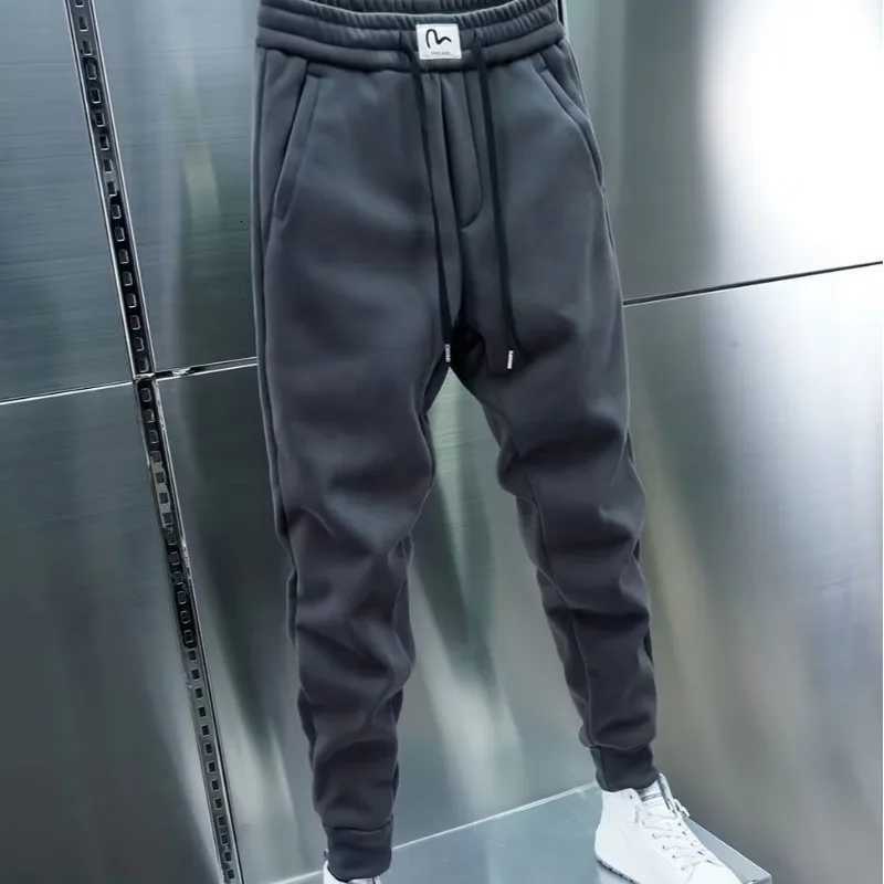 Mens Joggers Autumn Drawstring Casual Pants Korean Sweatpants Workout Running Gym Fitness Black Sports Trousers Men ClothingXJ250904