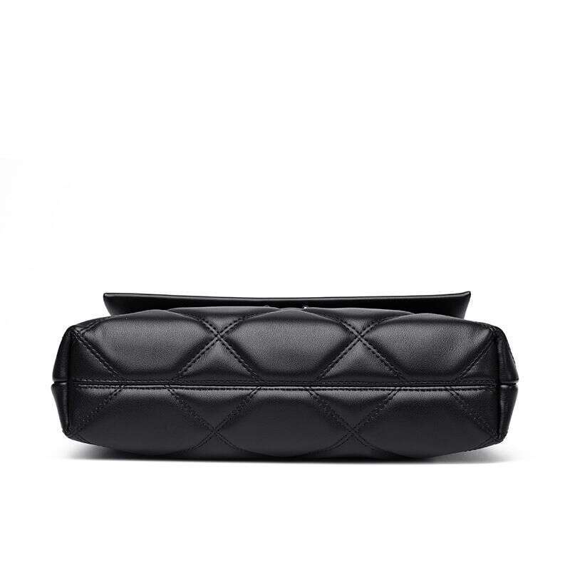 Cross Border Autumn And Winter New Fashion Bags Urban Simple Hand Held Messenger Rhombus Soft Leather Women's Bag