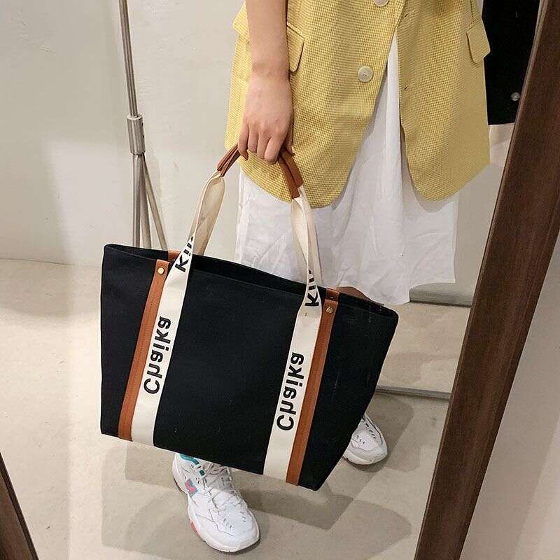 Women's New Trendy Casual Fashion Ins Student Shoulder Large Capacity Portable Tote Bag