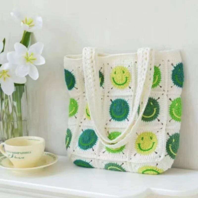 Handmade 3D Camellia Shoulder Handbag, Women's Shopping with Inner Lining, Beautiful Flower Bag, Storage Bag