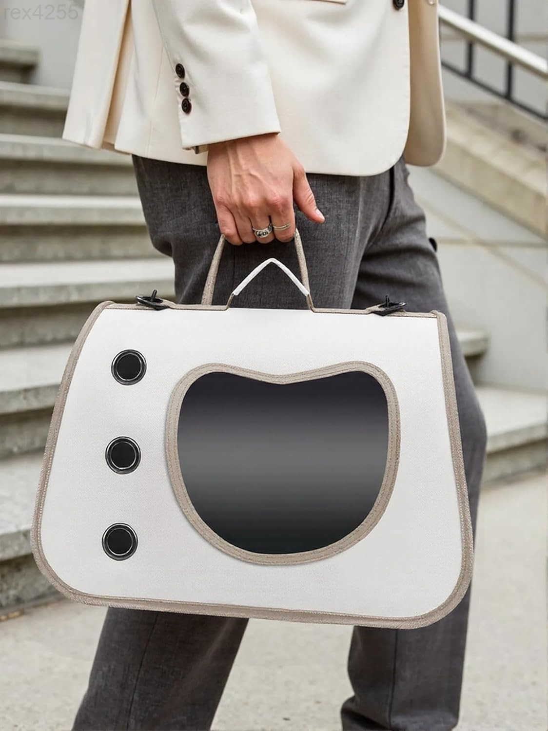 Cat Carrier Backpack for Small Pets Foldable Breathable Design Multifunctional Pet Travel Bag Dog Cat Oxford Cloth Adjustable Strap Lightweight Secure