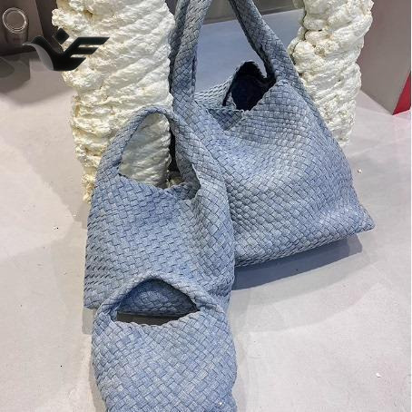 Feiyan Free Shipping New Designer Bag Luxury Shopping Bag Denim Woven Tote Bag For Women Large Capacity Handheld Basket Bag Single Shoulder Underarm