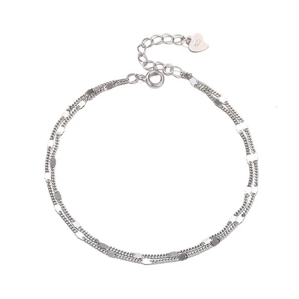 Cute Sweet Double Layer Bracelet for Women New Temperament Stainl Steel Bangle Jewelry Accory Colorfast Best Friend GiftXJ250904