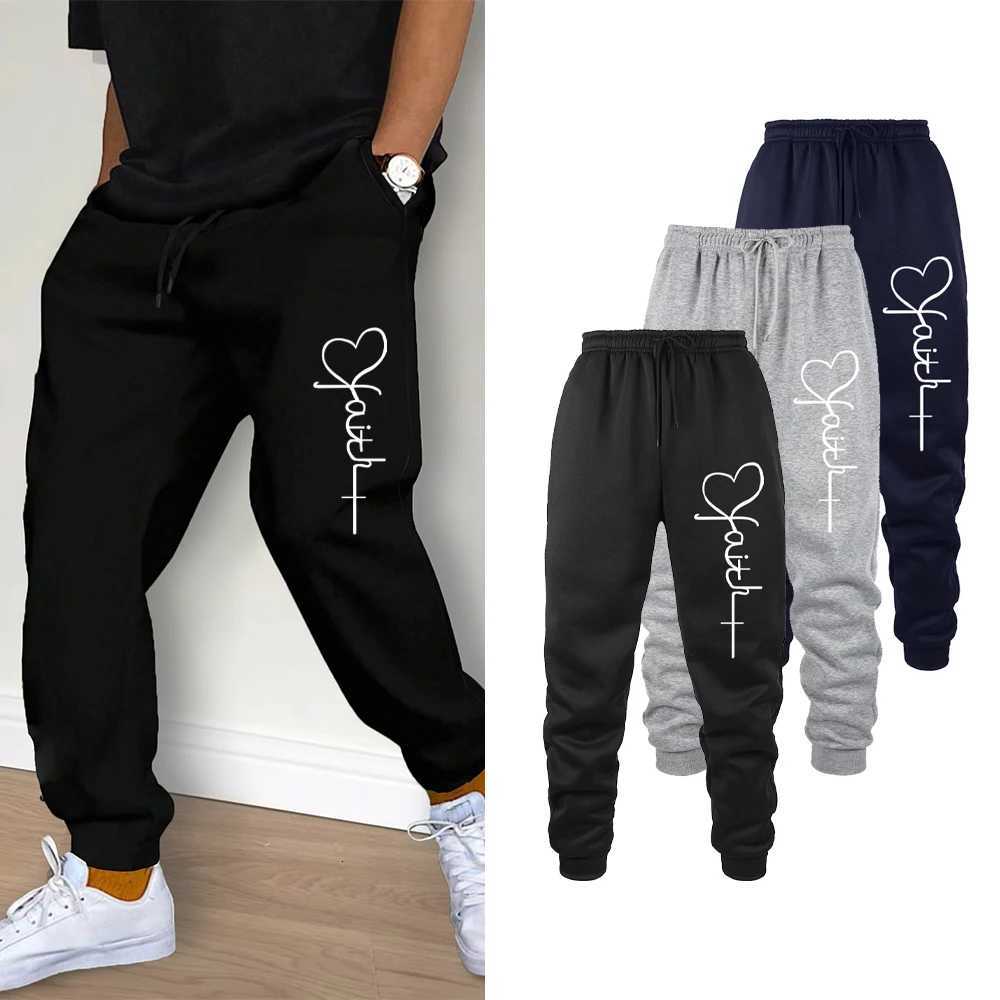 Sweatpants Spring Autumn Cotton Long Pants Jogger Trousers Casual Sports Mens and Womens Fitness Solid Jogging PantsXJ250904