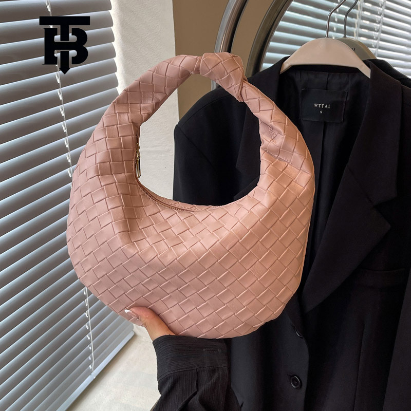 TB BHULAMTE Office Small Designer S Bag Tote Bag Stylish Women's Bag 2025 New High-end Sense Ladies Handbag Niche Design Handheld Dumpling Bag