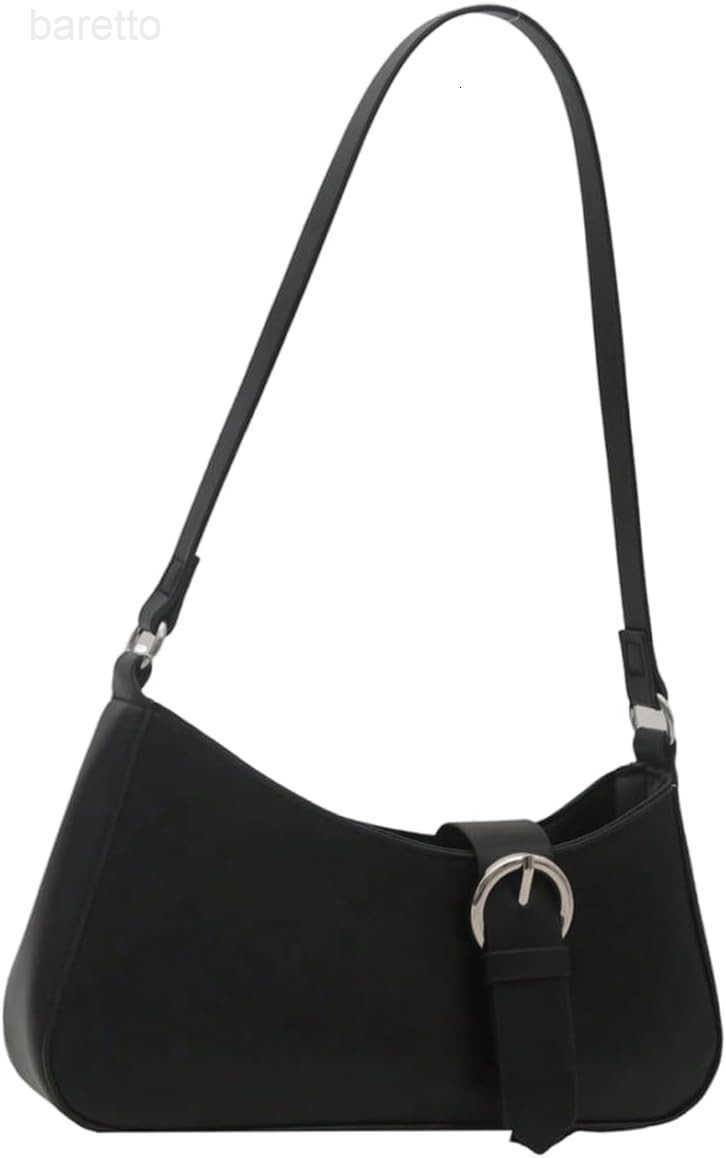 Womens Zipper Crescent Shoulder Handbags Vintage Top Handle Underarm Bags M250903