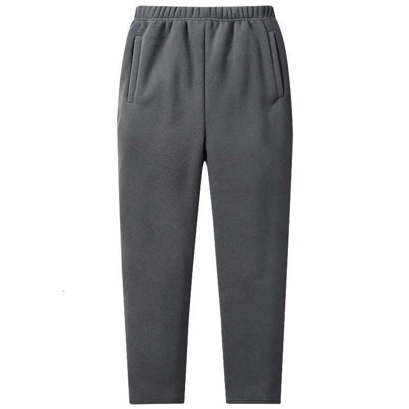 Vintage Thick Winter Casual Fleece Pants Men Wide leg Baggy Warm Sweatpants Male Drawing Jogger Pants Falls TrousersXJ250904