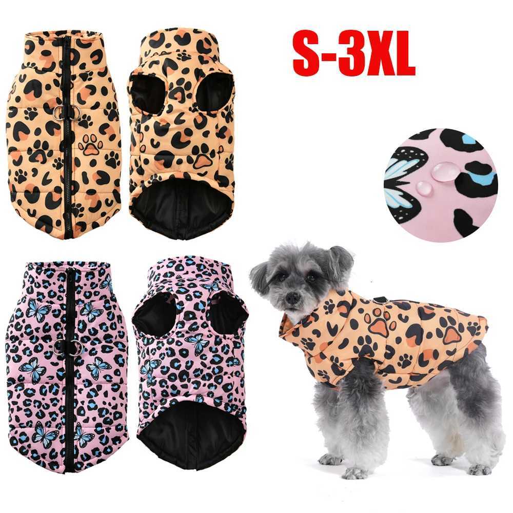 Soft Dog Clothes for Small Dogs Autumn Winter Warm Puppy et Cat Vest Waterproof Chihuahua Bulldog Coat Print Pet Costumes W250904