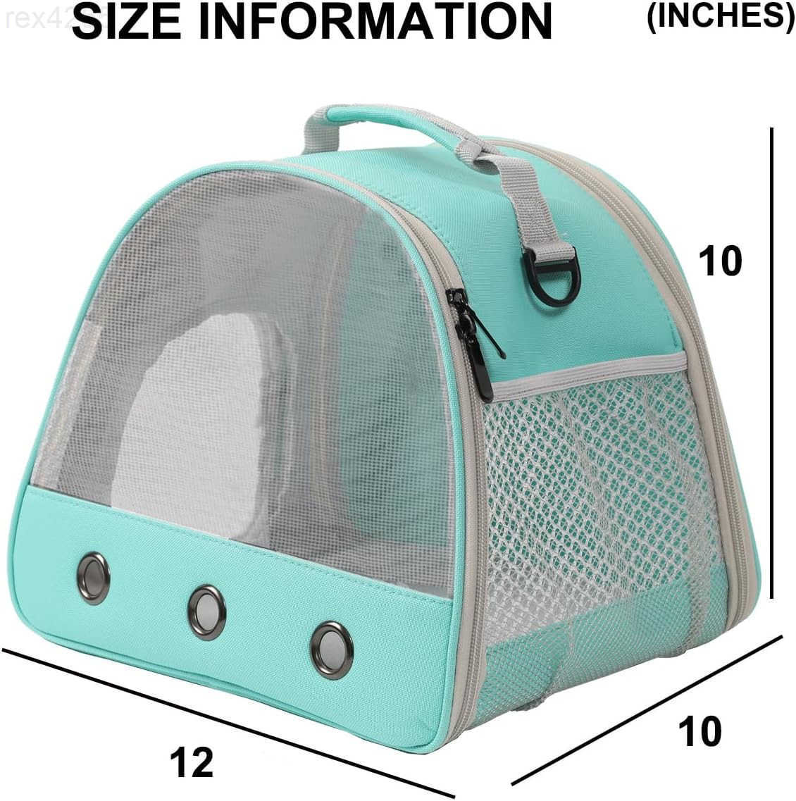 Travel CarrierLizards Carrier Small Animal Travel Carrier for Sugar Glider Hedgehog Rat Parrot Bird Guinea Pig Portable Guinea Pig Travel Bag for 2W25