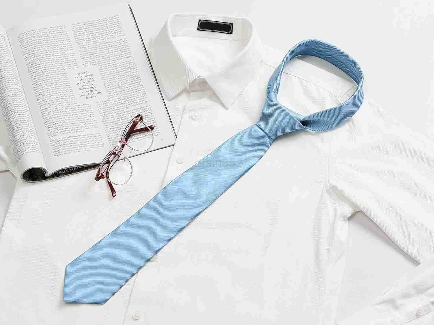 Mens Solid Color Selftied Stripes Textured Wide Tie Neck Wedding Formal TiesW250904