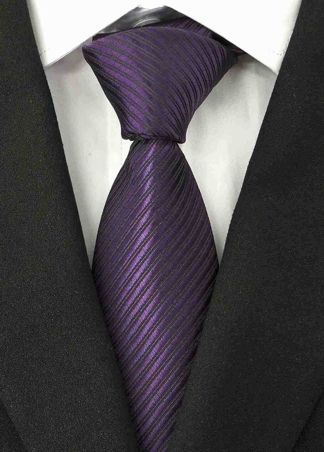 Ties for Men Big and Tall Neckties Woven Jacquard Classic Neck Tie Business WeddingW250904