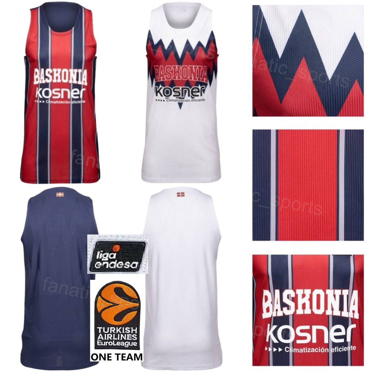 Printed Baskonia Basketball Jerseys 25-26 Baloncesto 4 Rafael Villar 25 Clement Frisch 00 Rodions Kurucs 18 Khalifa Diop Luka Samanic Mamadi Diakite Hamidou Diallo