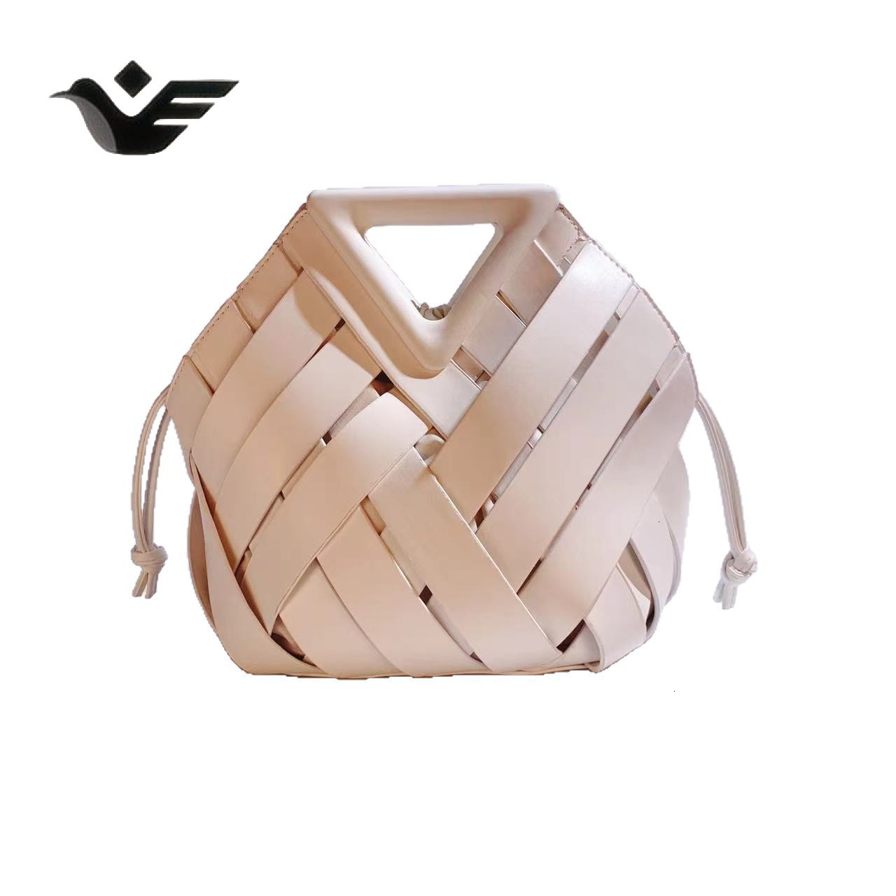 Feiyan Free Shipping New Designer Bag Luxury Shopping Bag Basket Triangle Magnetic Buckle Woven Hollow Women's Handbag Tote Shoulder Crossbody Ba