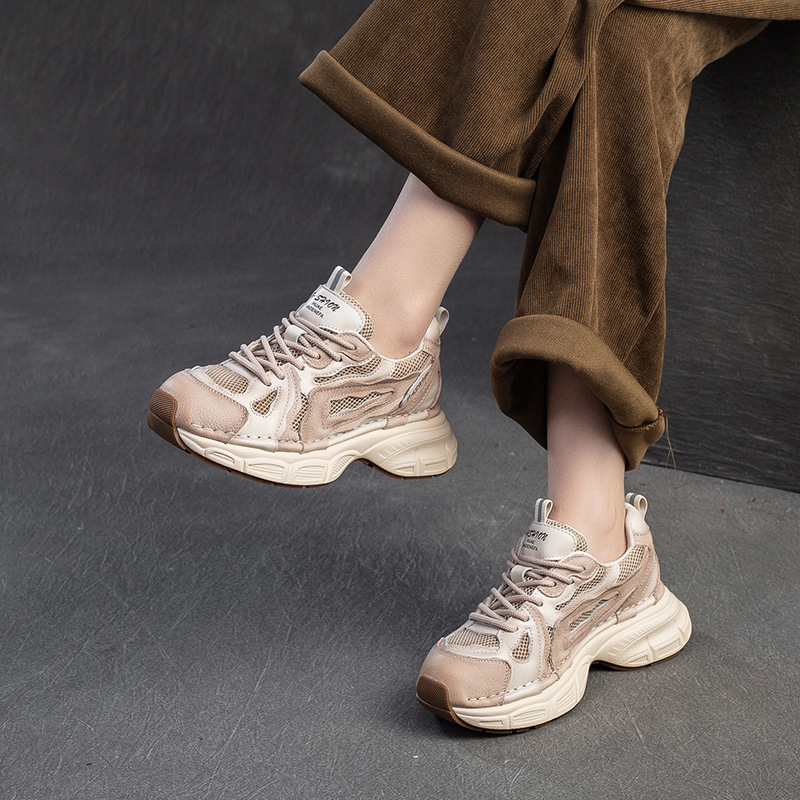 2025 Designer's New Casual Fashion Multi functional Sports Height Increasing Thick soled Dad Shoes