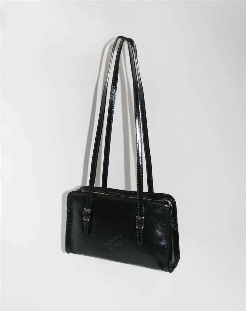 Pa Wl Single Shoulder Tote Bag Made Of Oil Wax Cowhide For Women